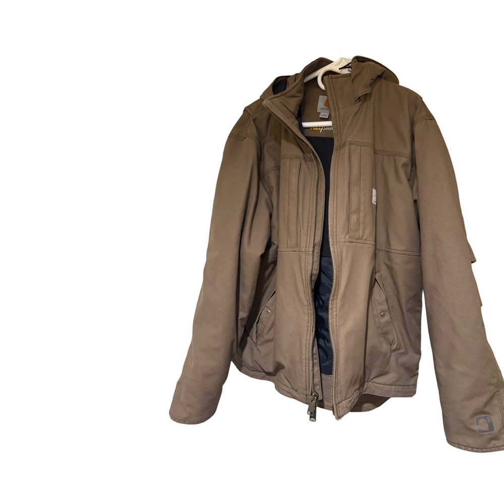 Carhartt Tan Hooded Field Jacket